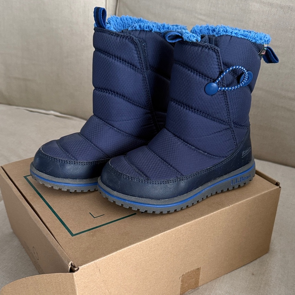 L.L. Bean Navy Blue Kids' Snow Boots